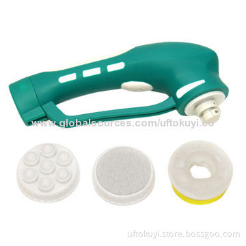 IP7 Waterproof Electric Massage Brush, Exfoliate Dead Skin and Grind-off Calluses